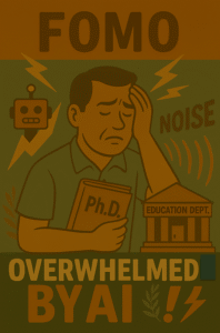 man overwhelmed showing hand to his head