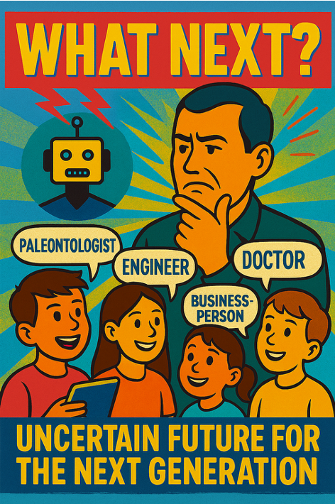 Grandparent graphic asking what next?