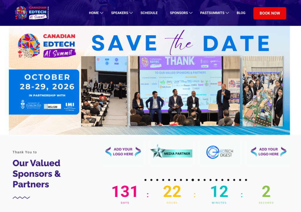 Screenshot of website to click on