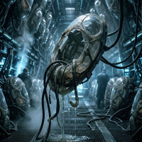 image of a human cocoon from the movie The Matrix